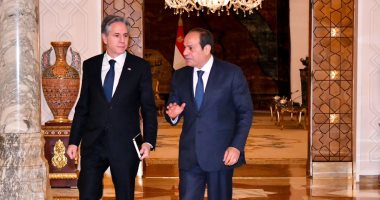 وزير خارجية أمريكا يطلع الرئيس السيسى على مجريات جولته الموسعة بالمنطقة