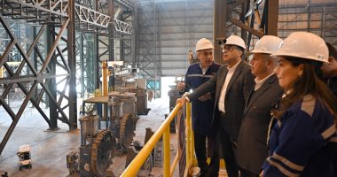رئيس الوزراء يزور مصنع مجموعة حديد عز فى المنطقة الاقتصادية لقناة السويس