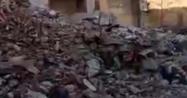 انهيار عقار قديم مكون من 4 طوابق فى القبارى بالإسكندرية دون إصابات