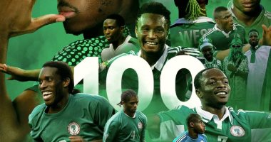 كاف يهنئ منتخب نيجيريا بوصوله للمباراة الـ100 فى أمم أفريقيا أمام غينيا بيساو