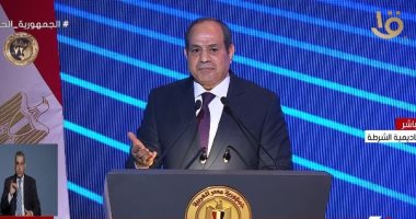 الرئيس السيسي للمصريين: "مصر أمانة وكل حاجة تهون إلا بلدنا" 