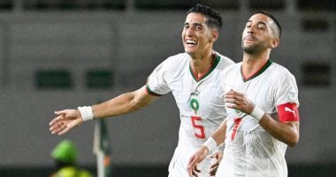 المغرب يتفوق على زامبيا بهدف زياش فى الشوط الأول بكأس أمم أفريقيا.. فيديو