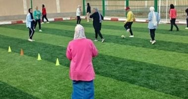 تدريب عضوات المشروع القومى لرياضة المرأة بنوادى ومراكز شباب الشرقية