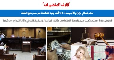حكم قضائى بإلزام الأب سداد 100 ألف جنيه للحاضنة عن عدم دفع النفقة.. برلماني