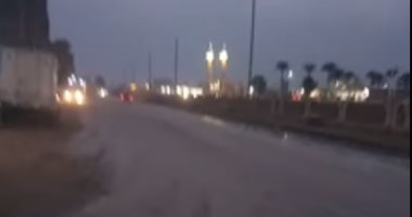 هطول أمطار خفيفة فى كفر الشيخ.. فيديو