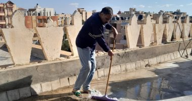 مديرية أوقاف شمال سيناء تنفذ حملة نظافة وإصلاح لأسطح المساجد 