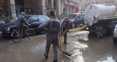 شفط مياه الأمطار المتراكمة بمراكز ومدن الشرقية.. صور