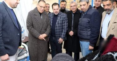 محافظ الشرقية ورئيس جامعة الزقازيق يطمئنان على مصابى غزة بمستشفى الجراحة  