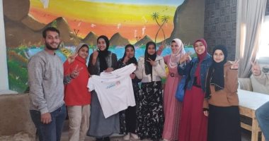 تدريب فتيات مبادرة "نتشارك" على الحرف اليدوية بمراكز شباب شمال سيناء