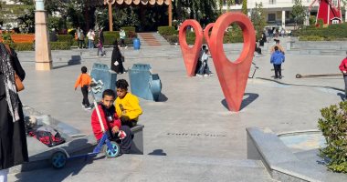 حديقة الأميرة فريال تستقبل مئات الزوار وسط طقس شتوى دافئ ببورسعيد.. فيديو