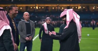 حسام حسن مع تركى آل الشيخ وميدو على هامش نهائى موسم الرياض.. صور