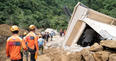 ارتفاع حصيلة ضحايا الانهيار الأرضى الهائل جنوبى الفلبين إلى 54 قتيلا