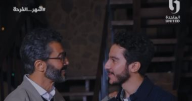 خالد النبوي مع نجله نور بفيديو طريف من كواليس إمبراطورية ميم