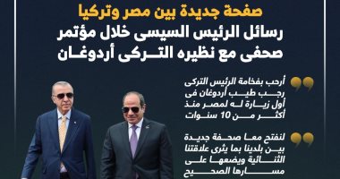 مصر وتركيا صفحة جديدة.. رسائل الرئيس السيسى خلال مؤتمر صحفى مع أردوغان