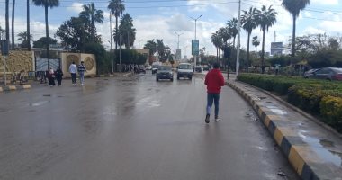هطول أمطار بكفر الشيخ وطقس متقلب وسماء ملبدة بالغيوم.. فيديو