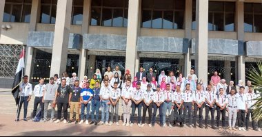 جوالة جامعة حلوان تفوز بالمستوى الأول بالدورة الكشفية الـ 31 للجامعات