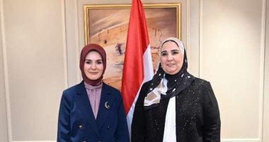 وزيرة التضامن تستقبل وزيرة الأسرة بدولة تركيا لتقديم الخدمات للأطفال الفلسطينيين