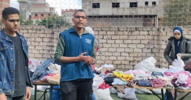 التحالف الوطنى: توزيع بطاطين وملابس لـ450 أسرة فى أبيس بالإسكندرية.. صور