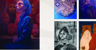 افتتاح معرض "أزرق" للفنانة آية إبراهيم بمركز رامتان الثقافى الأربعاء