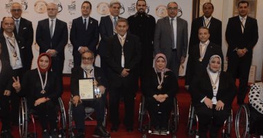 تكريم أبطال مصر البارالمبيين فى ختام مؤتمر تأهيل الكوادر الرياضية