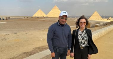 وزيرة السياحة بالمغرب خلال زيارتها للأهرامات: تعكس عراقة الحضارة المصرية