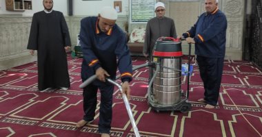 انطلاق حملة النظافة بالمساجد استعدادًا لشهر رمضان المبارك.. صور