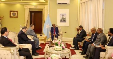 رئيس الصومال يستقبل وفد من الجامعة العربية ويتسلم رسالة خطية من الأمين العام