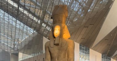 تعامد الشمس على وجه رمسيس الثاني بالمتحف المصري الكبير 