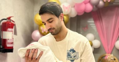حازم إيهاب يستقبل مولودته الأولى جميلة.. صور