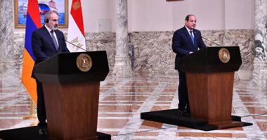 الرئيس السيسي يشهد توقيع مذكرات تفاهم بين مصر وأرمينيا فى الزراعة والتعاون الاقتصادى