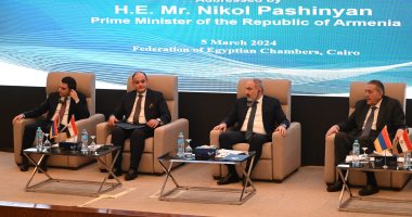 وزير التجارة والصناعة يشارك بفعاليات منتدى الأعمال المصري الأرميني