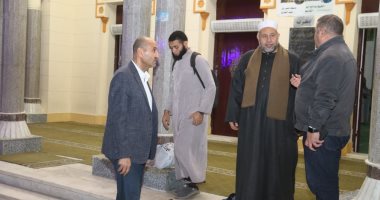 السكرتير العام المساعد لمحافظة بنى سويف يتفقد المساجد استعداداً لرمضان