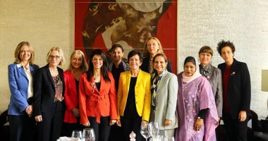 السفارة الرومانية تستضيف وزيرة التعاون الدولى احتفالًا باليوم العالمى للمرأة