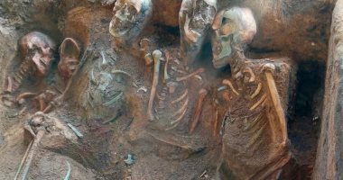 اكتشاف مقبرة جماعية بها 1000 هيكل عظمى لضحايا الطاعون بألمانيا.. صور