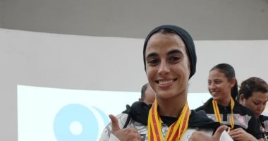 نورا عصام تحقق 3 ميداليات فى رفع الأثقال بدورة الألعاب الأفريقية
