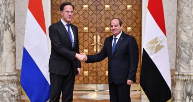 الرئيس السيسي: اتفقت مع رئيس وزراء هولندا على جذب مزيد من الاستثمارات لمصر
