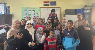 جامعة القاهرة تنظم زيارة لمدرسة التربية الفكرية لتنفيذ أنشطة للطلاب ذوى الهمم