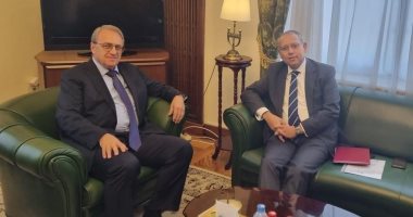 سفير مصر يبحث مع مبعوث الرئيس الروسى تطورات الوضع بالأراضى الفلسطينية