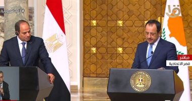 الرئيس القبرصى: مصر ركيزة أساسية لضمان استقرار وأمن المنطقة