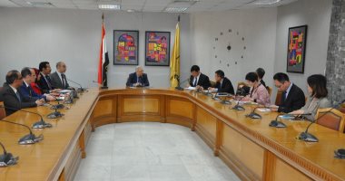 جامعة حلوان تستضيف رئيس جامعة زيجيانج الصينية لبحث التعاون المشترك