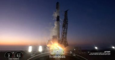 SpaceX تنجح فى إطلاق 22 قمرا صناعيا جديدا للانترنت