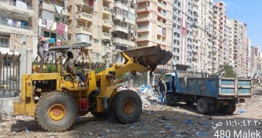 محافظة الإسكندرية: بدء رفع جميع تراكمات القمامة داخل حرم السكك الحديدية