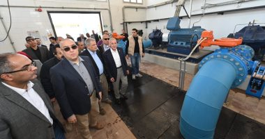 وزير الإسكان يتفقد محطة مياه سرياقوس بمركز الخانكة بطاقة تصميمية 145ألف م3 يوميا