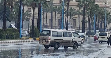 أمطار غزيرة تضرب الإسكندرية مع انخفاض فى درجات الحرارة.. فيديو وصور