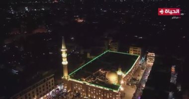 بعد قليل.. بث مباشرة على قناة الحياة لصلاة العشاء والتراويح من مسجد الحسين