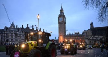 احتجاجات الجرارات تصل لندن..مطالبات للحكومة بضمان حقوق المزارعين 