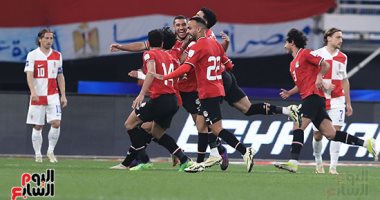 رامى ربيعة يتقدم لمنتخب مصر أمام كرواتيا فى الدقيقة 6 بنهائى كأس العاصمة