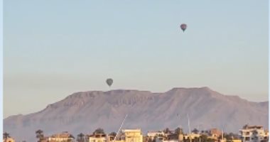مشهد خيالى.. تحليق رحلات البالون بالأقصر مع شروق شمس 17 رمضان