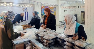 القومى للمرأة ببنى سويف يجهز 540 وجبة إفطار يوميا 
