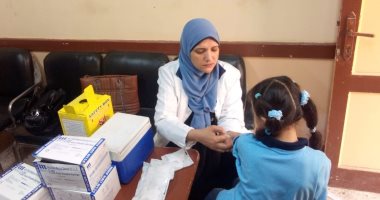 صحة المنيا: تطعيم 577 ألف طالب ضد الالتهاب السحائى وبالتطعيم الثنائى